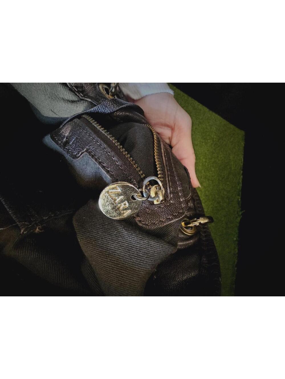 Zara 4 Teir Boho Fringe Leather Purse - Picture 6 of 7